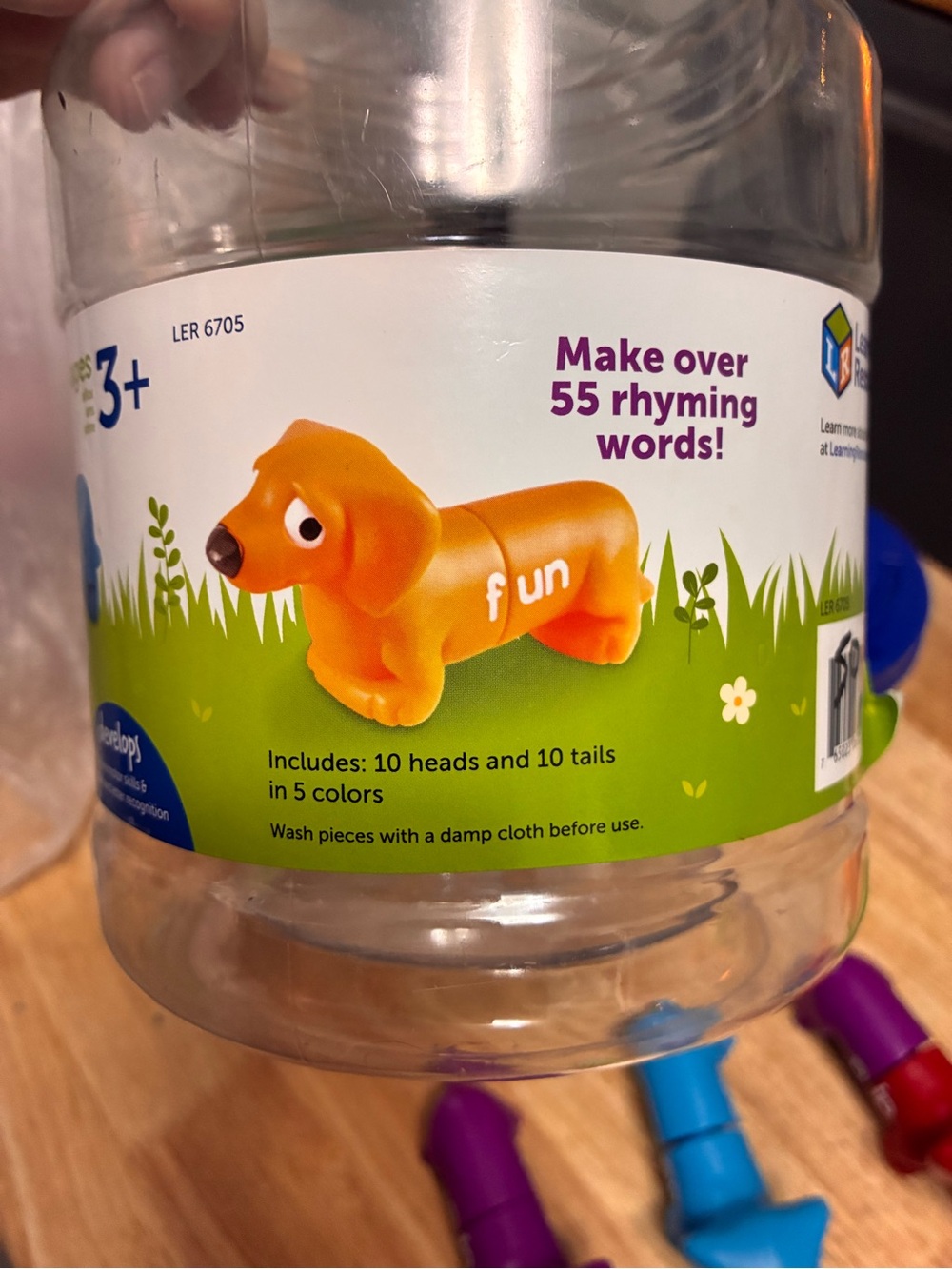 Learning Resources Snap-n-Learn Rhyming Pups - Blue - Picture 2 of 4